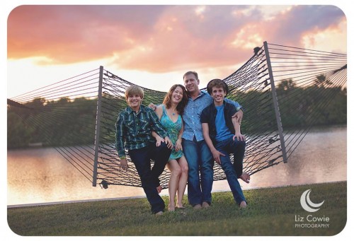 Family on Hammock