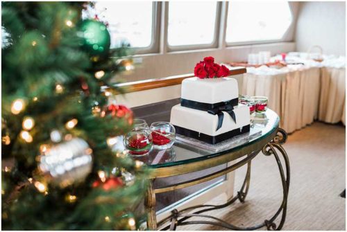 2 tiered wedding cake south Florida Wedding