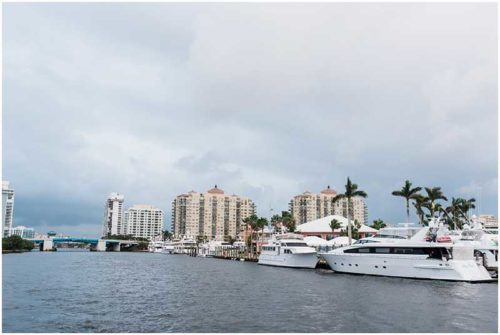 View of intracoastal South Florida