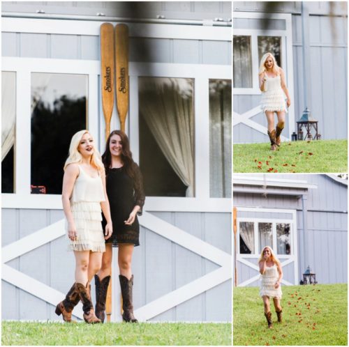 Bride is surprised at Up the Creek Farms engagement