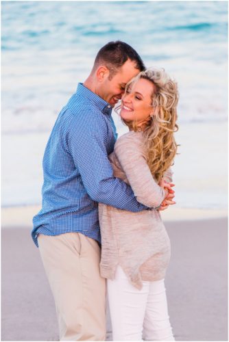 laughing at Vero Beach Engagement