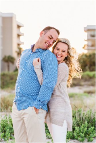 really happy couple at Vero Beach Engagement
