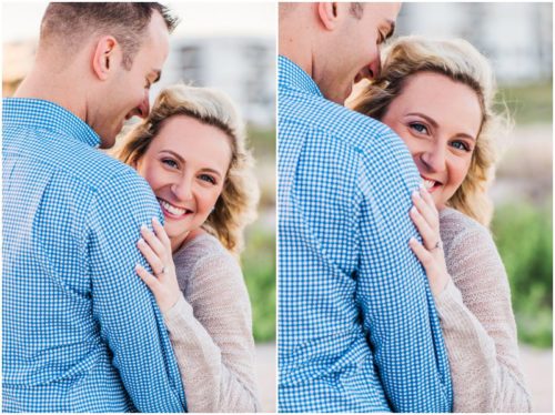 smiling eyes at Vero Beach Engagement