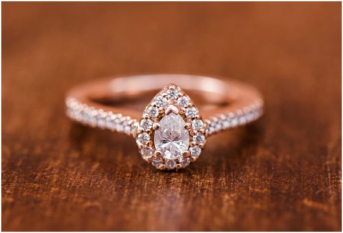 engagement ring on wood t Melbourne engagement photography session