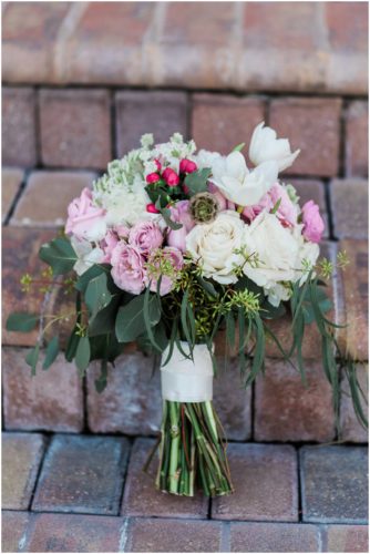 Flowers at Crystal Ballroom Wedding