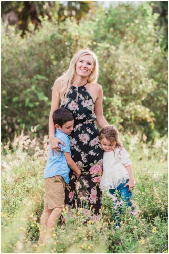 Melbourne Florida Family Photographer mom hugging kids photo by Liz Cowie Photography