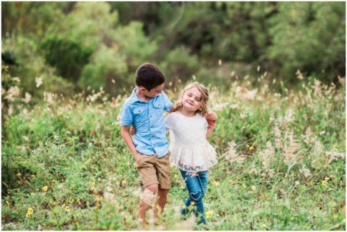 Melbourne Florida Family Photographer brother and sister arms around each other photo by Liz Cowie Photography