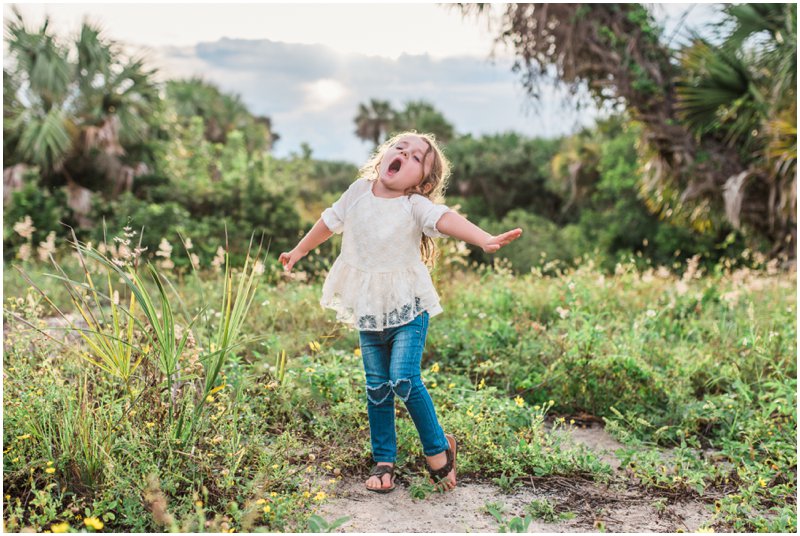 Melbourne Florida Family Photographer little girl singing photo by Liz Cowie Photography