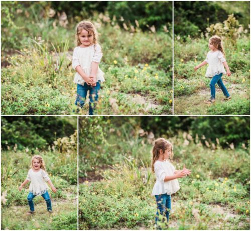 Melbourne Florida Family Photographer little girl playing photo by Liz Cowie Photography