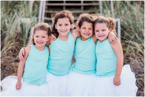 Smiling faces of cousins during Melbourne Beach Family Photography session