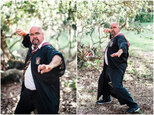 Fun Family Portraits with Harry Potter theme