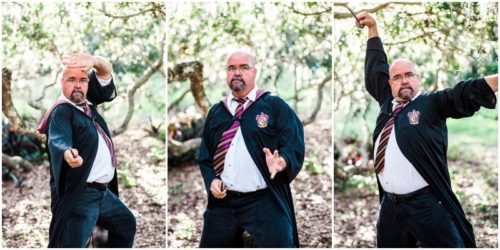 Fun Family Portraits with Harry Potter theme