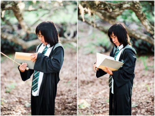 Fun Family Portraits with Harry Potter theme