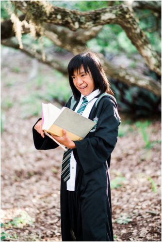 Fun Family Portraits with Harry Potter theme