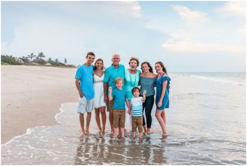 Grandparents with kids Melbourne Beach Family Photography