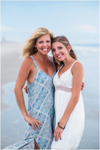 mother and daughter on beach Melbourne Beach Family Photography