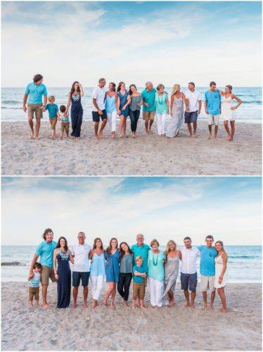 The entire family Melbourne Beach Family Photography