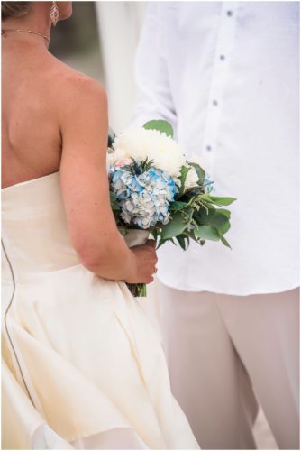 beautiful bouquet during gorgeous Melbourne Beach wedding