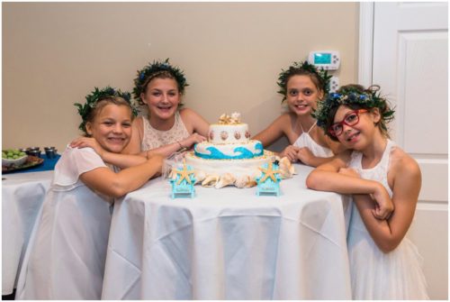 flower girls who baked the cake