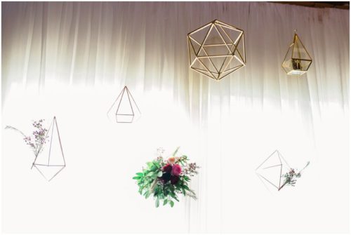 Beautiful decorations at Up the Creek Farms Wedding