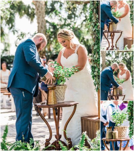lemon Tree planting ceremony at Up the Creek Farms Wedding