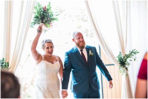 Entrance at Up the Creek Farms Wedding