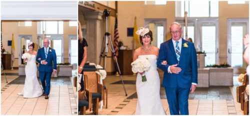 Ceremony at Holy Name during Eau Gallie Yacht Club Wedding