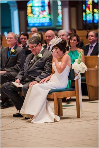 Ceremony at Holy Name during Eau Gallie Yacht Club Wedding