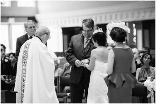 Ceremony at Holy Name during Eau Gallie Yacht Club Wedding