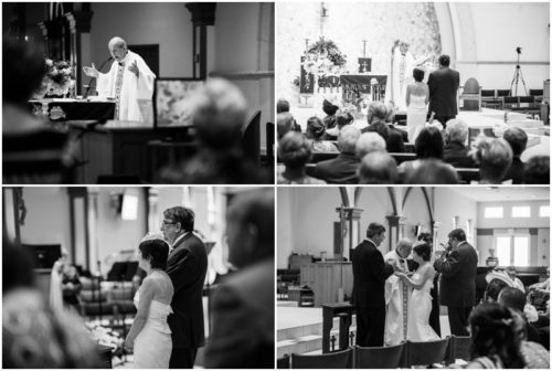 Ceremony at Holy Name during Eau Gallie Yacht Club Wedding