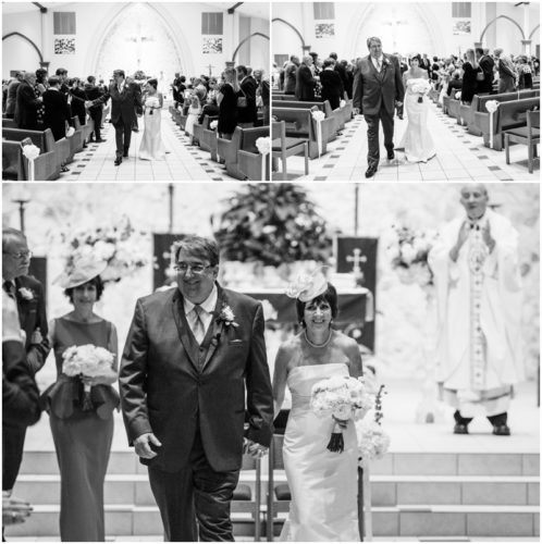 Ceremony at Holy Name during Eau Gallie Yacht Club Wedding