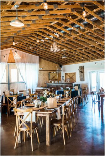 View of room during a Up the Creek Farms Wedding