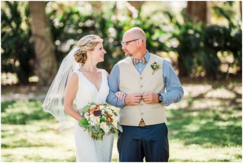 Couple together during a Up the Creek Farms Wedding