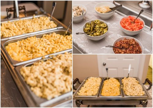 Macaroni and Cheese bar Satellite Beach Wedding