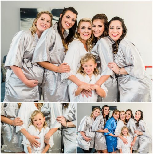 Girls getting ready Satellite Beach Wedding