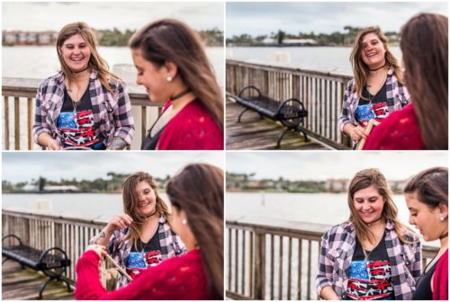 laughing during Florida proposal