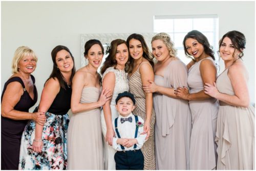 Bridesmailds inside during Bellewood Plantation wedding, Vero Beach, Florida