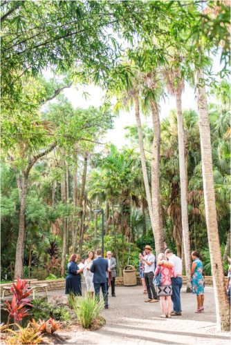 Celtic hand binding ceremony at Florida Tech Botanical Gardens Wedding