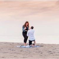 Down on one knee Central Florida Sunrise Proposal