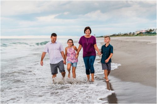 Family playing in water Central Florida Family Photography