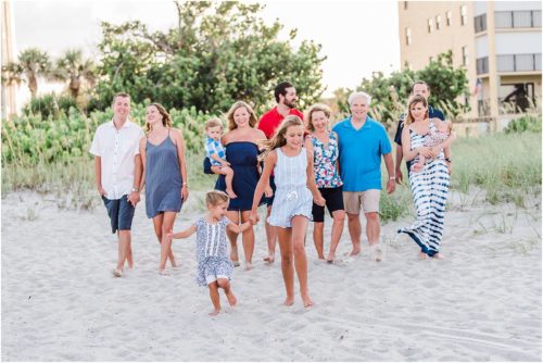 Entire family on beach Family Photo Session