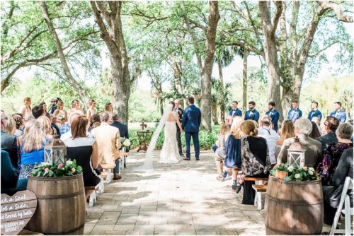 Ceremony Up The Creek Farms Wedding Photography