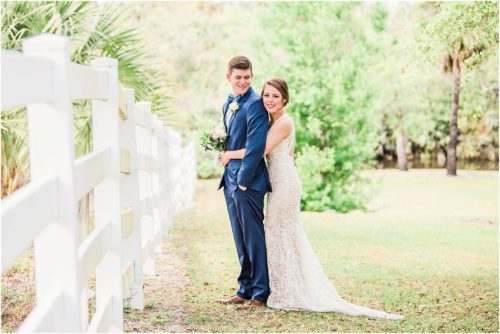 Bride and groom Up The Creek Farms Wedding Photography