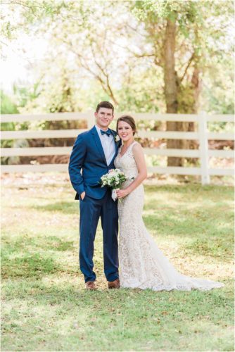Bride and groom Up The Creek Farms Wedding Photography