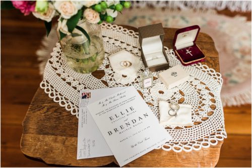 Bridal details Up The Creek Farms Wedding Photography