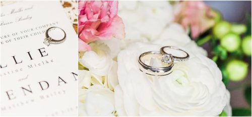 Wedding rings Up The Creek Farms Wedding Photography