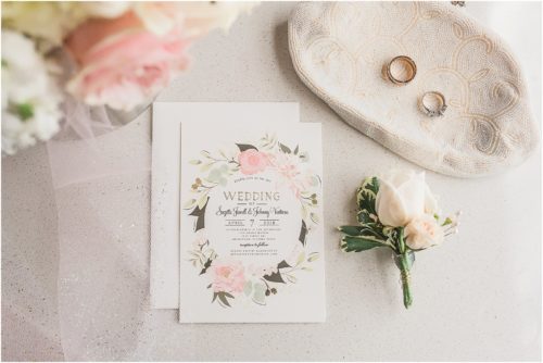 wedding invitation Grand Manor Wedding