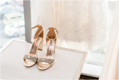 bridal shoes Grand Manor Wedding
