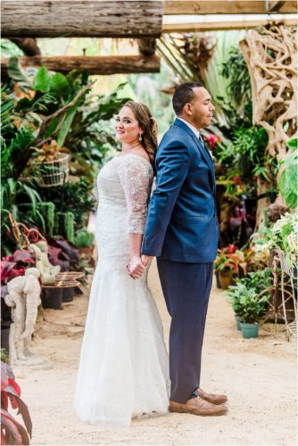 first look Grand Manor Wedding