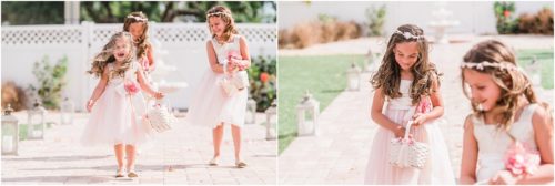 flower girls at Grand Manor Wedding